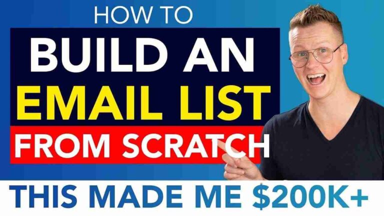 Build email list from scratch