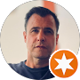 Man with star icon