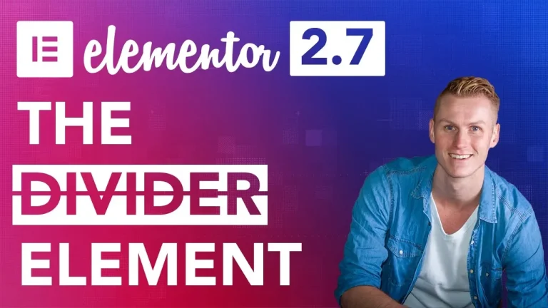 Elementor Divider Element